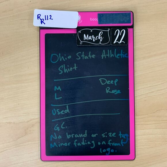 Ohio State Buckeyes T Shirt Mens Size L Red Short Sleeve Moisture Wicking Fabric - Picture 9 of 10